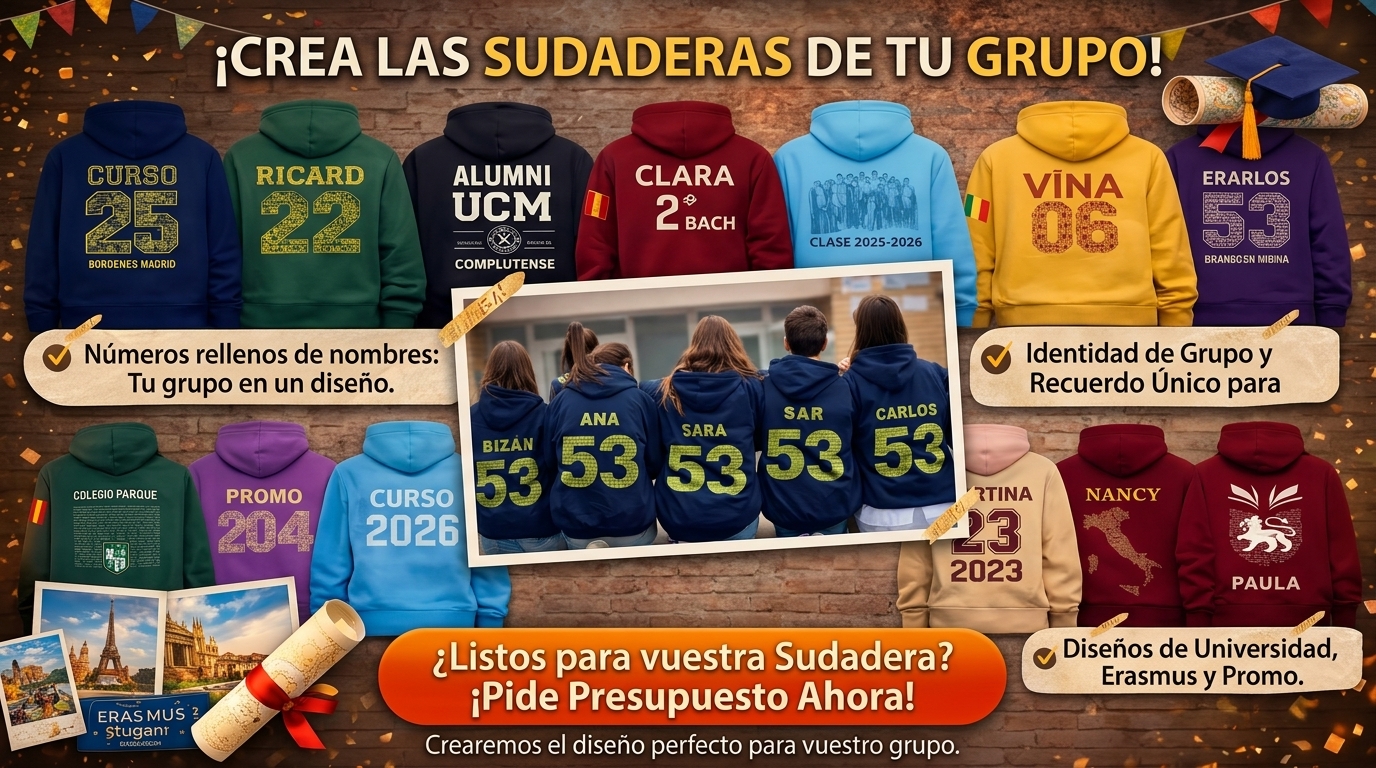 Somos especialistas en bordados para colegios y academias. Personalizamos uniformes escolares, batas, chándales y mochilas con el escudo de tu centro educativo, asegurando la máxima resistencia para el día a día de los estudiantes.